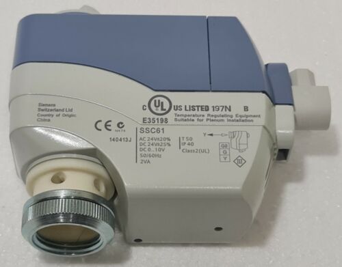 SIEMENS SSC61 ELECTRIC VALVE ACTUATOR 24V 140413J